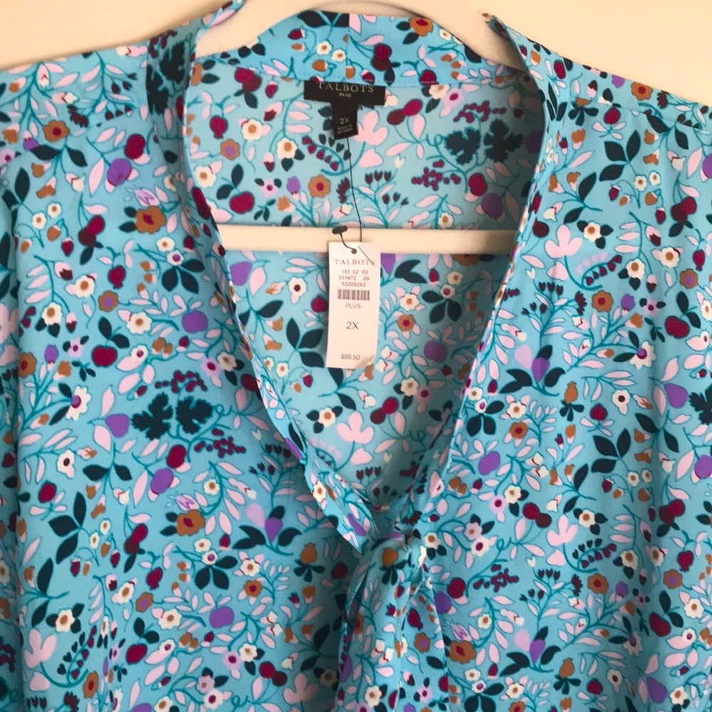 Talbots Floral Blouse - 2X